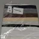 DiyJibb Wide Headband for Women - 7 Pack Soft Cotton Stretchy Elastic Headbands, Non-Slip Thick Hair Bands for Yoga Workout Running Sports, Fashion Hair Accessories Gift (Black, white, medium gray, navy, light brown, flesh and floral gray)