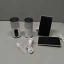 ANRAN Solar Security Cameras Wireless Outdoor with Light,2K Porch Floodlight Camera with Color Night Vision & AI Motion Detection,2-Way Talk Spotlight Siren Alarm, Compatible with Alexa, 2PCS