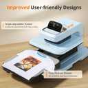 HTVRONT Auto Heat Press 2 - Heat Press Machine for T Shirts with Adjustable Pressure & Higher Heating Height, Heats Up Fast & Evenly Heat Press 15x15 for HTV, Sublimation, Heat Transfer Projects