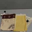 2 Pack Reusable Beeswax Bread Bags, 16x12 Inch Cotton Storage Bags with Removable Liner for Sourdough & Homemade Bread, Fresh-Keeping for Fridge and Daily Use