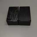 Junction Box, Zulkit Project Box IP65 Waterproof Outdoor Box ABS Plastic Electrical Boxes Electronic Enclosure Black 6.22 x 3.54 x 2.36 inch (158 x 90 x 60 mm)(Pack of 2)