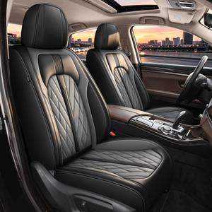For Volkswagen Tiguan Seat Covers 2009-2026 2027 Leather Front Set 2 Seats
