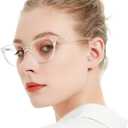 MARE AZZURO Clear Reading Glasses Women Fashion Round Readers 0 1.0 1.25 1.5 1.75 2.0 2.25 2.5 2.75 3.0 3.5 4.0 5.0 6.0