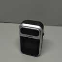 GiveBest Small Plug In Heater, Digital Display Bathroom Heaters for Indoor Use, 800W Ceramic Portable Electric Mini Heat with Adjustable Thermostat and 12h Timer,ECO mode save energy for Office Home (Remote)