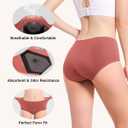Carer Leak Proof Underwear for Women Washable Incontinence Underwear for Women 150ml Super Absorbent Bladder Leak Panties for Incontinence Postpartum Bladder Leakage Protective Panties 3 PCS, Large