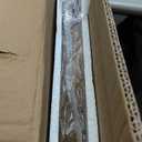 24"x36" Solid Wood Bathroom Mirror Tempered Glass for Wall Mounted, Rustic Wood Frame Wall Mirror Decorative for Living Room Bedroom Vanity Mirror Entryway Mirror, Rustic Brown