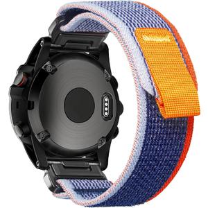 Compatible With Garmin, Trail Loop Nylon Sport Band For fnix/Forerunner/Approach/MARQ/quatix/D2 Series Tough Replacement Band For Men