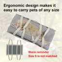 Pet Burial, Eco Friendly Pet Body Bag Suitable for All Kinds of Pets Pet Casket for Burial and Cremation(Premium Gray,M)