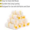 Bates- Paint Rollers, 4 inch Paint Roller with 20 Covers, Small Paint Roller, Paint Roller Covers, Mini Paint Roller, Paint Roller 4 Inch, Mini Rollers for Painting, Paint Rollers 4 Inch