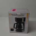 Toastmaster 12-Cup Digital Touchscreen Drip Coffee Maker - Programmable Automatic Coffee Machine - Kitchen Appliance with Keep Warm Setting