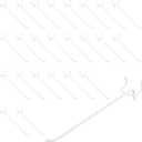 uxcell 50 Pcs Heavy Duty Pegboard Hooks, 6-inch Shelving Hooks for 1/4" Pegboard, Pegboard Display Hook Holder Organizer for Garage, Office, and Kitchen, White