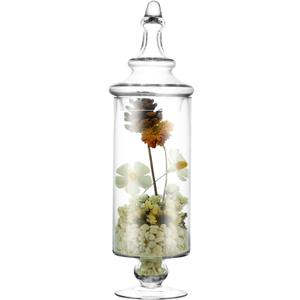 Apothecary Jars Glass Decorative Candy Jars,Candy Buffet Display, Elegant Storage Jar, Decorative Wedding Candy Organizer Canisters with Lids