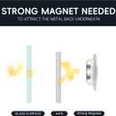 Magnetic Glass Whiteboard - Glass Dry Erase Board 48"x36" Large Frameless Board for Walls Office School and Home