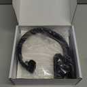 Conambo Noise Cancelling Bluetooth Headset V5.1, 35Hrs HD Talktime CVC8.0 Dual Mic Hands-Free Wireless Headset, Bluetooth Headphones with Mute Button for Cell Phones Business Home Office Trucker