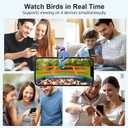 Birdsnap PAV-Bird Feeder with Camera,2K HD with 64GB Card, AI Identify Smart Bird House Cam Solar Panel,Live Stream,Motion Detection,Auto Record Video for Backyard Outdoors,Ideal Gift for Bird Lover