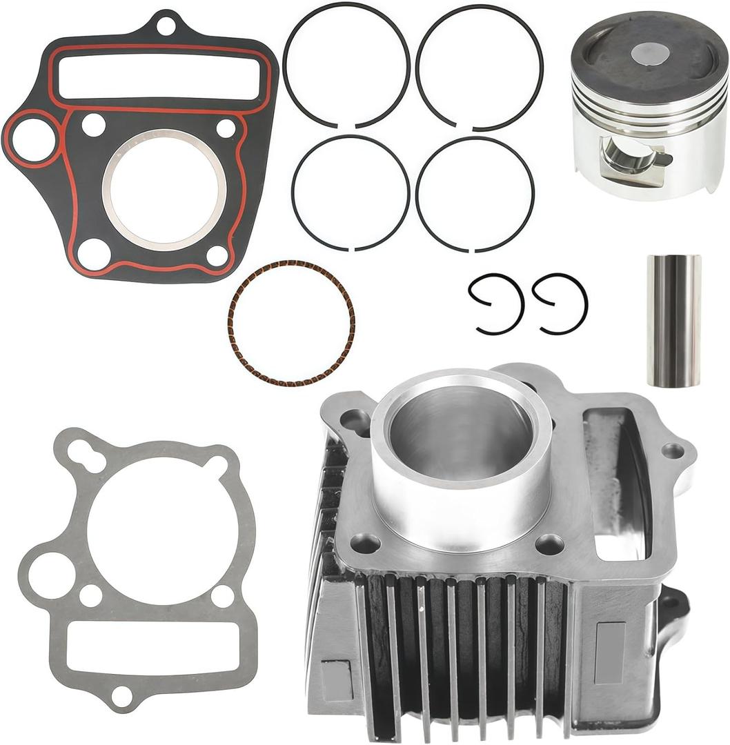 Labwork 50cc Cylinder and Piston Repair Kit Replacement for Honda Z50 XR50 CRF50