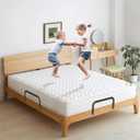 2 x 2 Pcs Metal Mattress Stopper Bars  Adjustable Anti-Slip Grippers for Bed Frame  Prevent Mattress from Sliding or Shifting