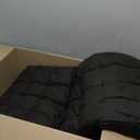POMIU Rocking Chair Cushions - Indoor & Office Desk Chair, Black