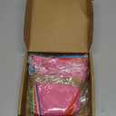 HESTYA 42 Pieces Colorful Pennant Banner Flag Multicolor Bunting Triangle Banner Pennants for Birthdays Classroom School Carnival Garland Outdoor Events Party Hanging Decorations