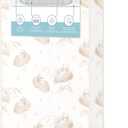 Dream On Me 3 inch Spring Coil Portable Crib Mattress | Greenguard Gold Certified, Brown clouds