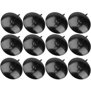 Yardwe Candle Fixators 12 Pack Metal Candle Holders with Spikes 2.75X2.55X2.55 Inch Iron Fixing Accessories for Wreaths Pillar Candles Home Party Decoration