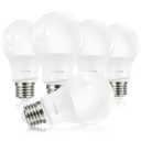 Consciot A19 LED Light Bulbs Dimmable,60W Equivalent,5000K Daylight White,9W 800 Lumens,E26 Standard Base,UL Listed,Lighting for Bedroom Living Room Home Office,5 Packs