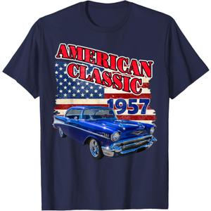 1957 57 chevys bel air Classic Vintage Muscle car T-Shirt S