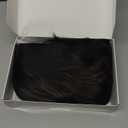 Eawwii Black Mix Brown Long Wavy Wig for Women, Pre-Cut HD Lace Natural Hairline, Glueless Middle Part, Synthetic Fiber for Daily and Party Use 20Inch