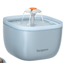Automatic Cat  Water Dispenser FW1, Wire or Battery Cat, 10s Voice RecorderBlue