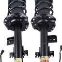 Pair Rear Left & Right Shock Absorber Struts Assemblies w/Electric Compatible with Land Rover Range Rover Evoque 2012-2018 LR024440 LR044682 LR079421 LR024447 Vahaha
