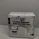 Cesun Automatic Motion Sensor Bathroom Trash Can with Lid, 2.6 Gallon Touchless Trash Bin, Smart Plastic Slim Garbage Can Small White Wastebasket for Toilet, Office, rv, Bedroom, Living Room