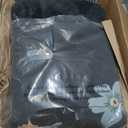 Lahome Floral Washable Rugs 8x10, Soft Ultra-Thin 8x10 Rugs for Living Room Bedroom, Easy Clean Boho Non-Slip Accent Carpet for Dining Room Office(8x10ft,Black/Grey)