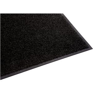 Guardian Platinum Series Indoor Wiper Floor Mat, Rubber with Nylon Carpet, 6'x11', Black
