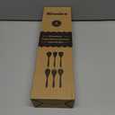 Riveira's 6-Piece Kitchen Essentials - Wooden Spoons for Cooking and Comprehensive Cooking Utensils Set (Light Teak)