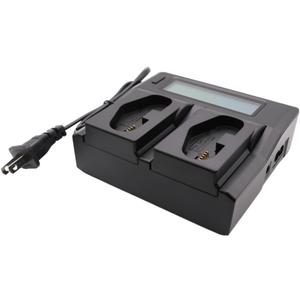Quick LCD-Screen Mains Battery Charger for Canon LP-E4 LPE4 LP-E4N LP-E19 LPE19 as LC-E19 LC-E4 EOS 1D C EOS 1D X EOS 1D 1Ds Mark 3/4 IV III DSLR Camera