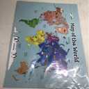 MWB Kids Map Poster Collection | United States & World Wall Maps for Kids | Poster 18H" x 24W" - not laminated | Countries, States, Capitals & Pictures | Classroom or Home