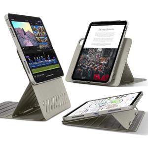 ESR for iPad A16 Case, iPad 11th/10th Generation Case (2025/2022), Removable Magnetic Cover, Adjustable Portrait/Landscape Stand with Raised Screen View, 9 Standing Angles, Titanium