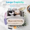 EUDELE 2 Pack Mesh Shower Caddy Portable for College Dorm Room Essentials, Shower Caddy Dorm with 8-Pocket Large Capacity,Shower Bag for Beach,Swimming,Gym All Black+All Grey