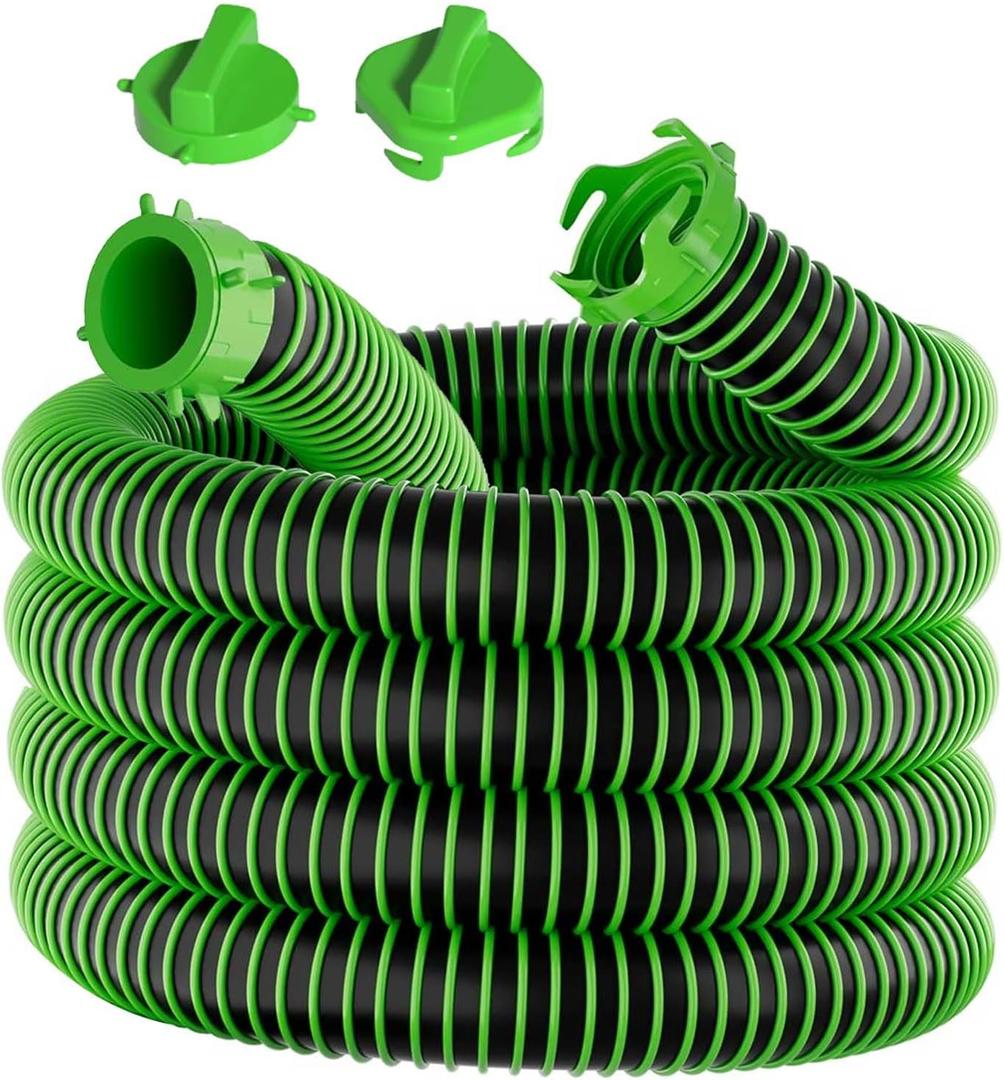20 FT Sewer Hose for RV Camper - RV Sewer Hoses with Swivel Fitting Extension Kit - Upgrade TPE Technology for Abrasion Resistance  Crush Protection