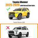 KINGGERI 300LBS Lockable Roof Rack Cross Bars Compatible with Toyota 4Runner 2025 2026 with Raised Side Rails, Aluminum Roof Rails Crossbars Rooftop Cargo Basket Carrier Bag Luggage SUV Accessories