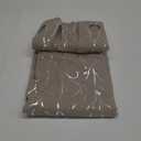 Kotile Silver Taupe Curtains 84 Inches Long for Living Room, Metallic Silver Foil Tree Branch Window Curtains, Grommet Top Privacy Semi-Sheer Curtains 2 Panels, 52 x 84 Inch Each, Taupe Silver