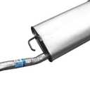 Walker Quiet-Flow SS 53720 Direct Fit Exhaust Muffler Assembly 2" Inlet (OD) 2" Outlet (OD) for Toyota Corolla