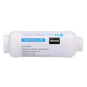 Mornajina Calcium Inhibitor Filter, Outdoor Misting System Protector for Mist Nozzle, Preventing Scale Buildup from Clogging Up