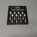 8-Piece 6.7 Inches Stainless Steel Tea Spoon, Durable Dishwasher Safe Teaspoons, Silverware Dessert Spoons, Small Spoons For Restaurant, Hotel