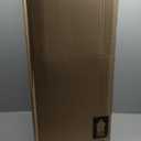 Mind Reader 40L Slim Laundry Hamper, Clothes Basket, Lid, Wicker Design, Plastic, 18"L x 10.4"W x 23.5"H, Set of 8, Brown