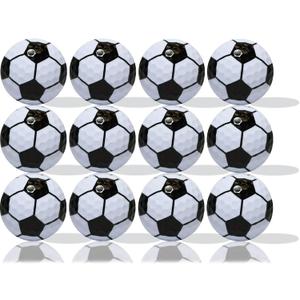 12-Pack Soccer Ball Golf Balls: Score on The Green with Style!