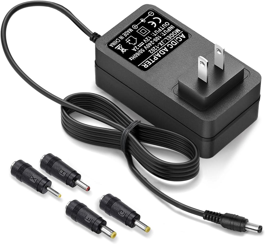 12V AC Roku Streaming Media Player Charger Adapter Compatible with Roku 3 230R 4230CA 4230RW 4200R, Roku 2 2720R 2720RW, Roku 1 2710R, 2710RW DC Power Cord