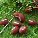 Blulu 30 Pack Mini Foam Football 2.17" Mini Football Party Favor Stress Ball Bulk Small Foam Sports Valentines Ball for Birthday Carnival Reward Party Bag Gift Filler(Dark Brown)