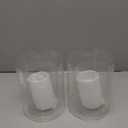 Fun Express Clear Plastic Cylinders (set of 6 in 3 sizes) Great for Wedding, Party Supplies, Containers & Boxes