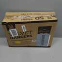 Zober Velvet Hangers 50 Pack - Heavy Duty Pink Hangers for Coats, Pants & Dress Clothes - Non Slip Clothes Hanger Set - Space Saving Felt Hangers for Clothing